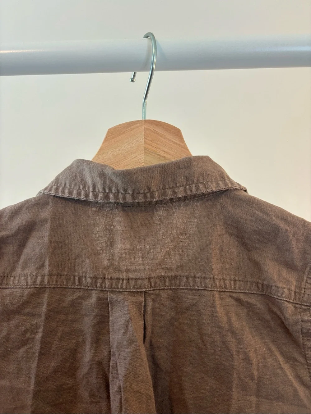 Gymboree Kids Brown Embroidered shirt | Linen & Cotton